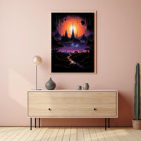 Cosmic Landscape Poster