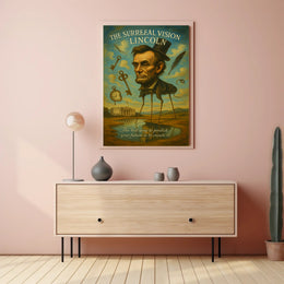The Surreal Vision of Lincoln Poster PosterGoat
