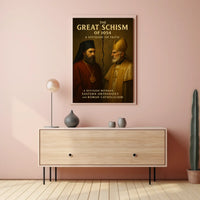Great Schism Historical Division Educational or Infographic Poster
