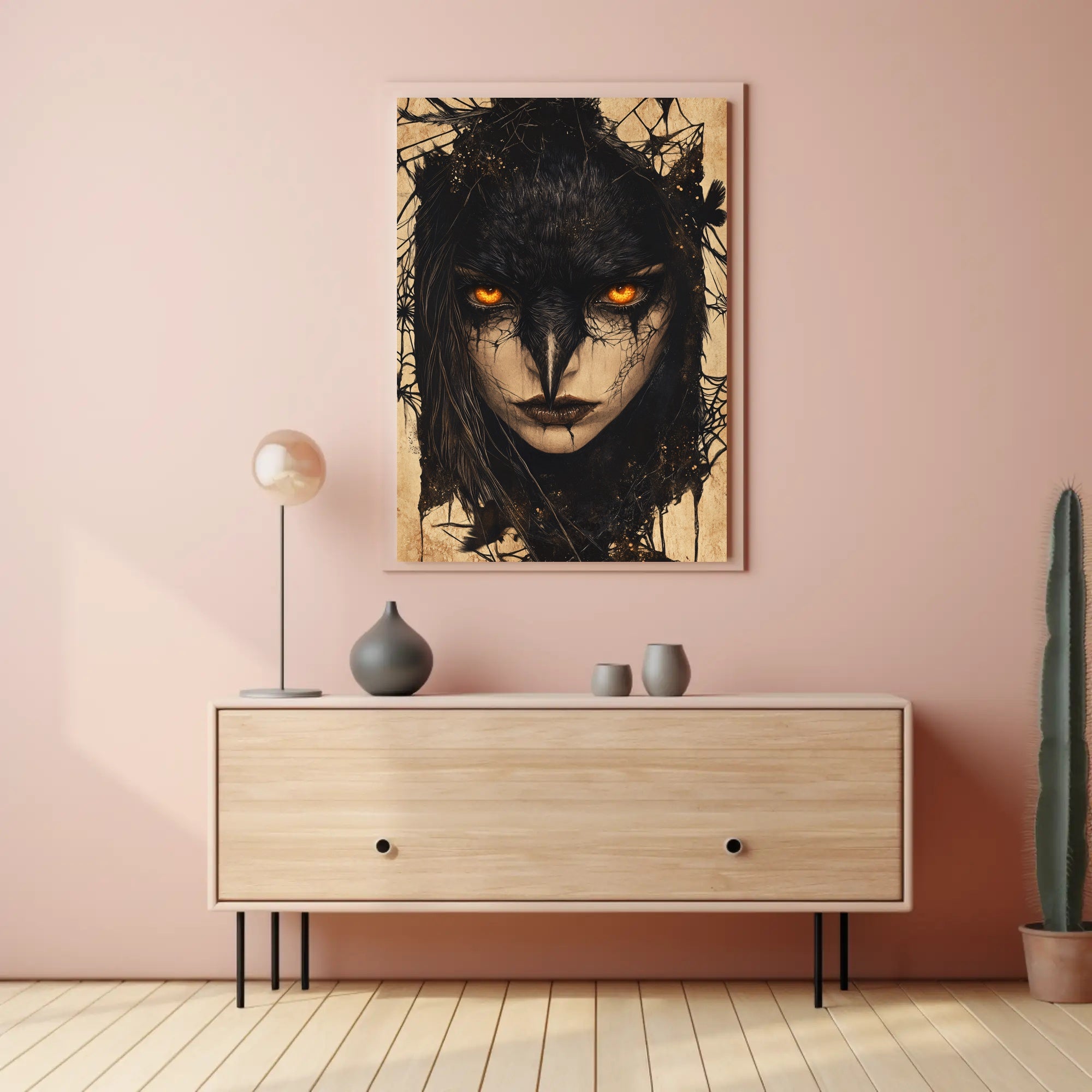 The Enigmatic Raven Poster