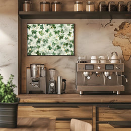 Lush Greenery and Gold Accents Poster