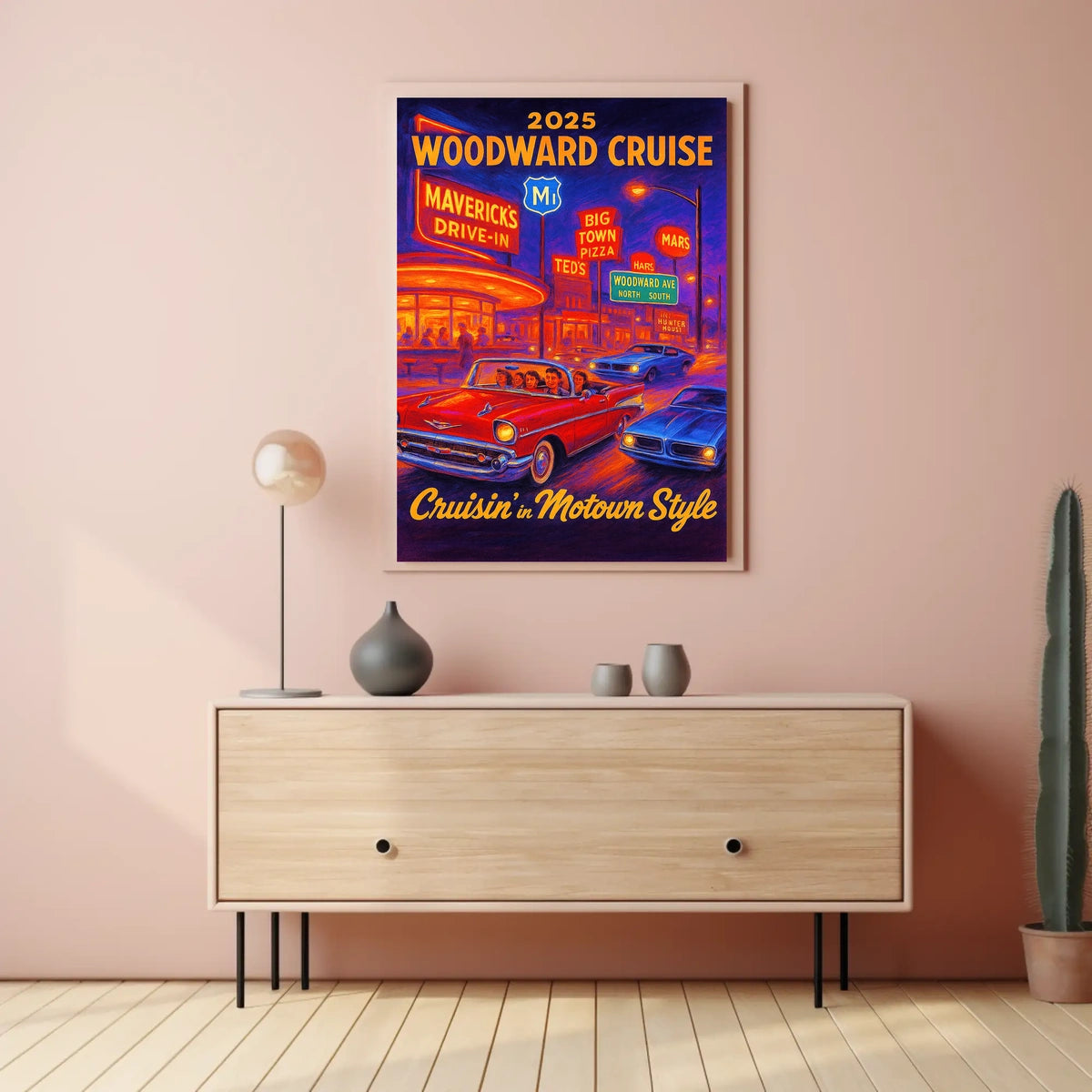 2025 Woodward Cruise Poster