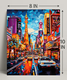 Vibrant Cityscape Poster
