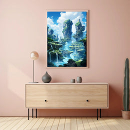 Enchanted Waterfalls Poster