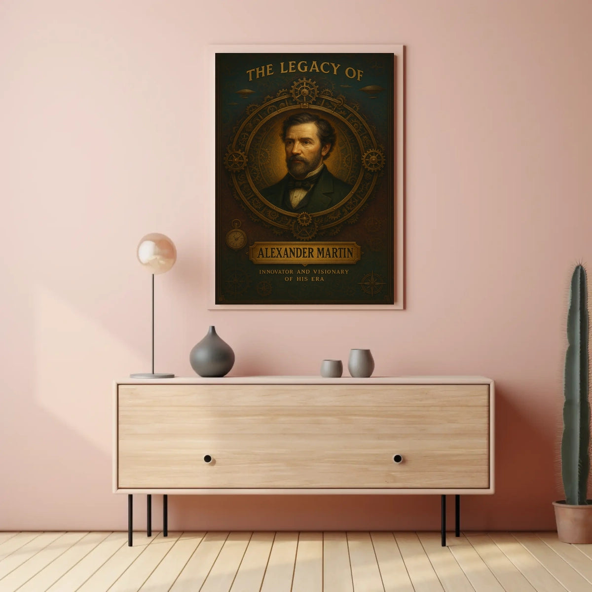 Alexander Martin Innovator and Visionary Poster