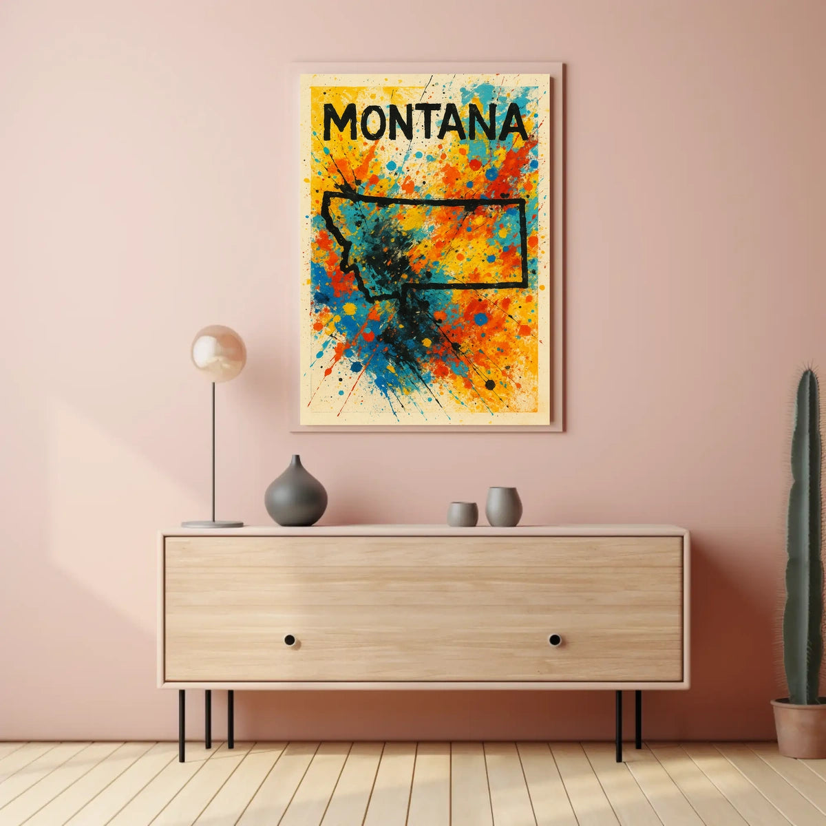 Montana Splash Poster