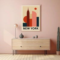 New York Skyline Art Poster