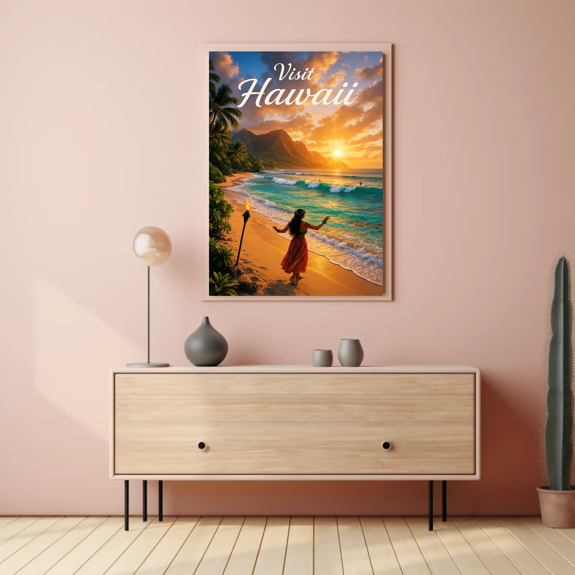 Visit Hawaii Poster PosterGoat