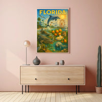 Florida A Vibrant Paradise Poster