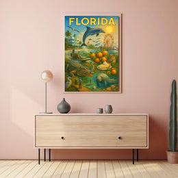 Florida A Vibrant Paradise Poster