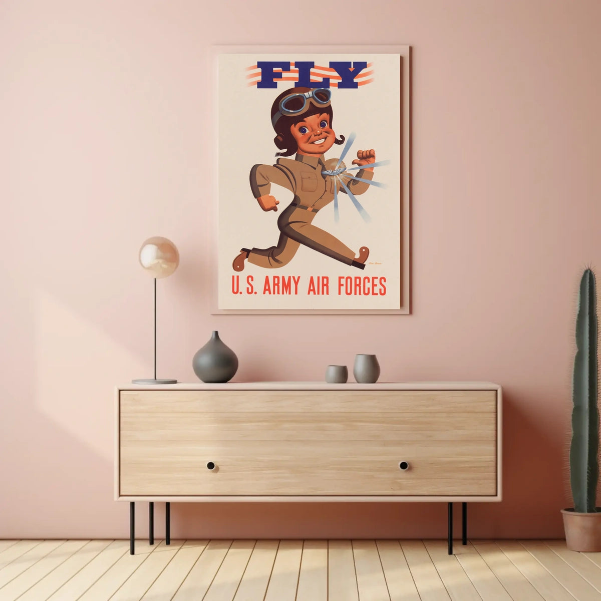 Vintage WWII U.S. Army Air Forces Recruitment Poster