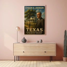 Lyndon B. Johnson 36Th President Poster