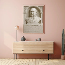 Grover Cleveland 24th President Wall Art Print PosterGoat