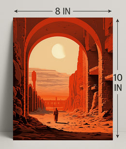 Journey Through The Arches Poster PosterGoat