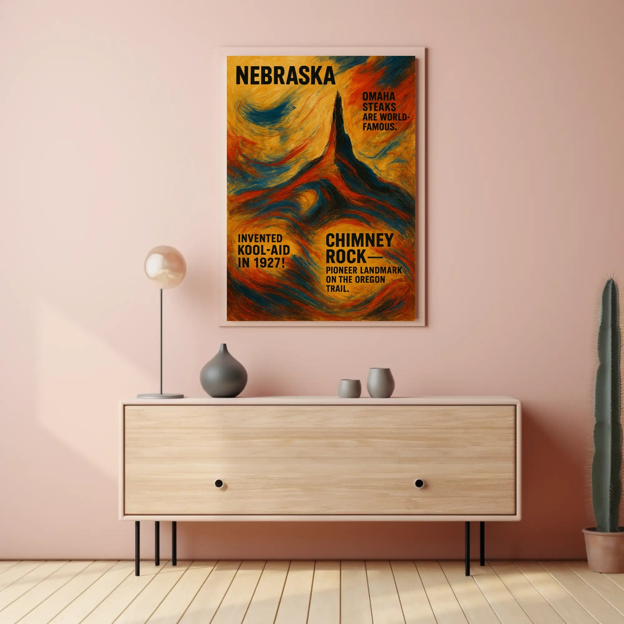 Discover Nebraska Poster