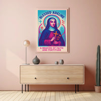 Blessed Adeline A Beacon Of Faith Poster