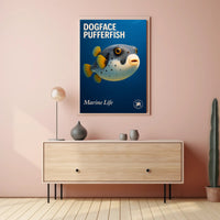 Dogface Pufferfish Poster PosterGoat
