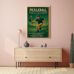 Pickleball The Game That Connects Generations Poster