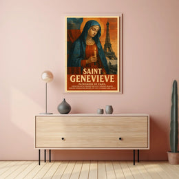 Saint Genevieve Patroness Of Paris Poster