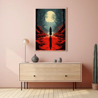 Moonlit Pathway Poster