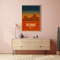 Rome Travel Poster
