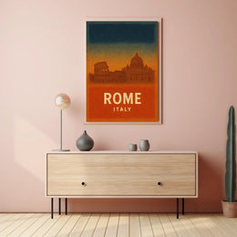 Rome Travel Poster
