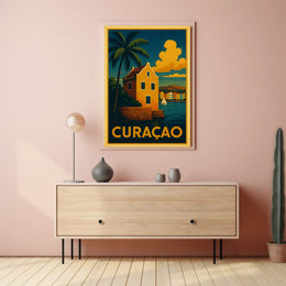 Curacao Travel Poster