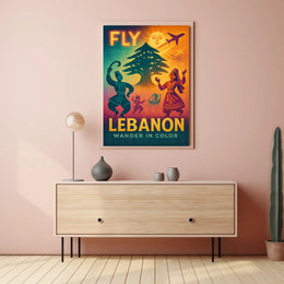 Fly Lebanon Wander In Color Poster