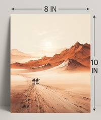 Journey Through The Desert Poster