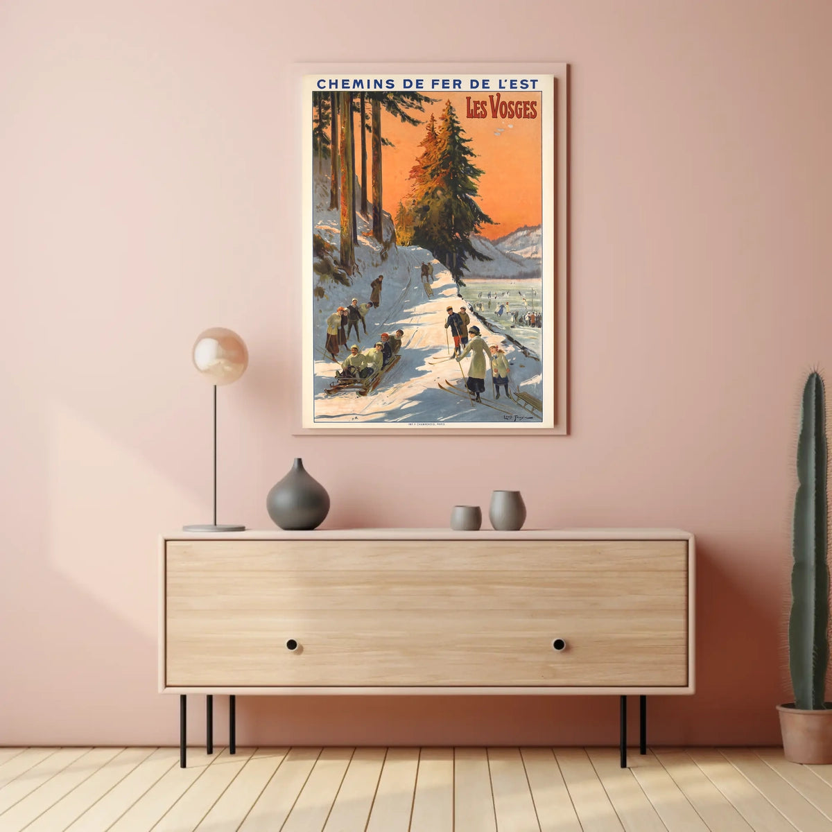 Winter Adventures In Les Vosges Poster