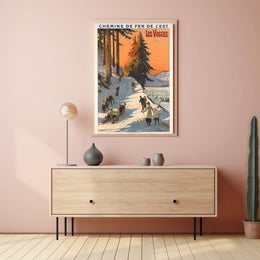 Winter Adventures In Les Vosges Poster