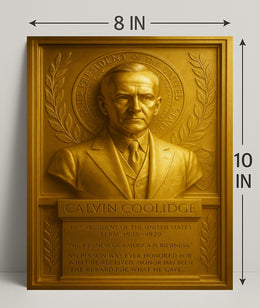 Calvin Coolidge 30th President Poster PosterGoat