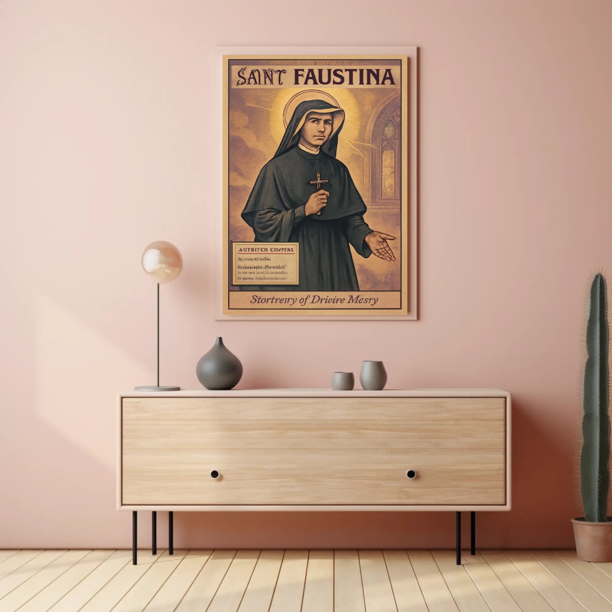Saint Faustina Poster PosterGoat