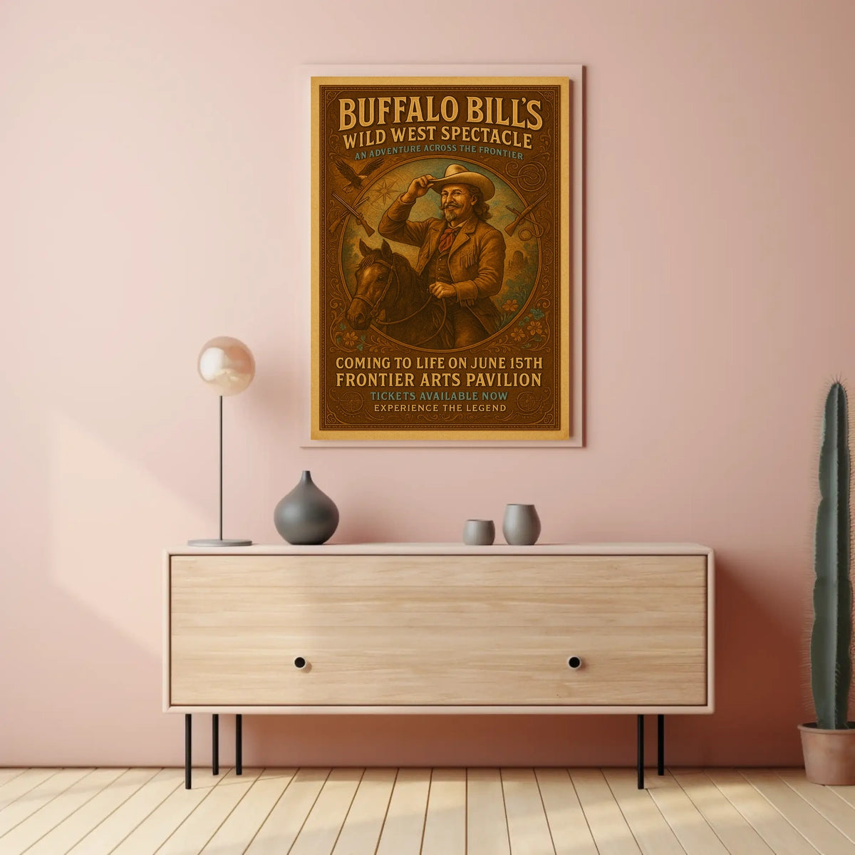 Buffalo BillS Wild West Spectacle Poster