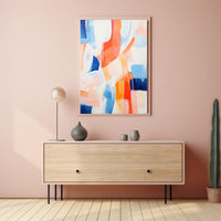 Abstract Color Symphony Abstract Poster