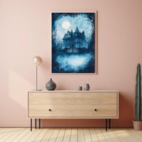 Haunted Mansion Under The Moon Poster