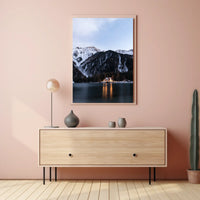 Mountain Dusk Tranquility in Alpine Setting National Park Poster