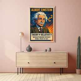 Albert Einstein Theory Of Relativity Poster