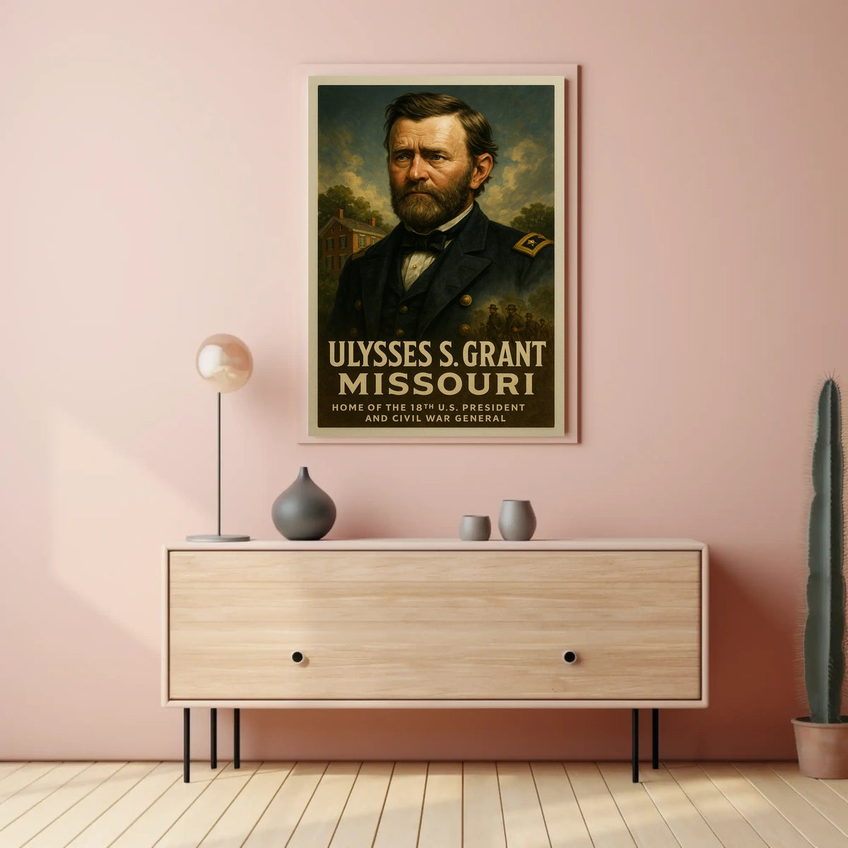 Ulysses S. Grant 18Th President Poster
