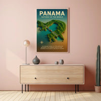 Panama Canal Gateway of the World Poster