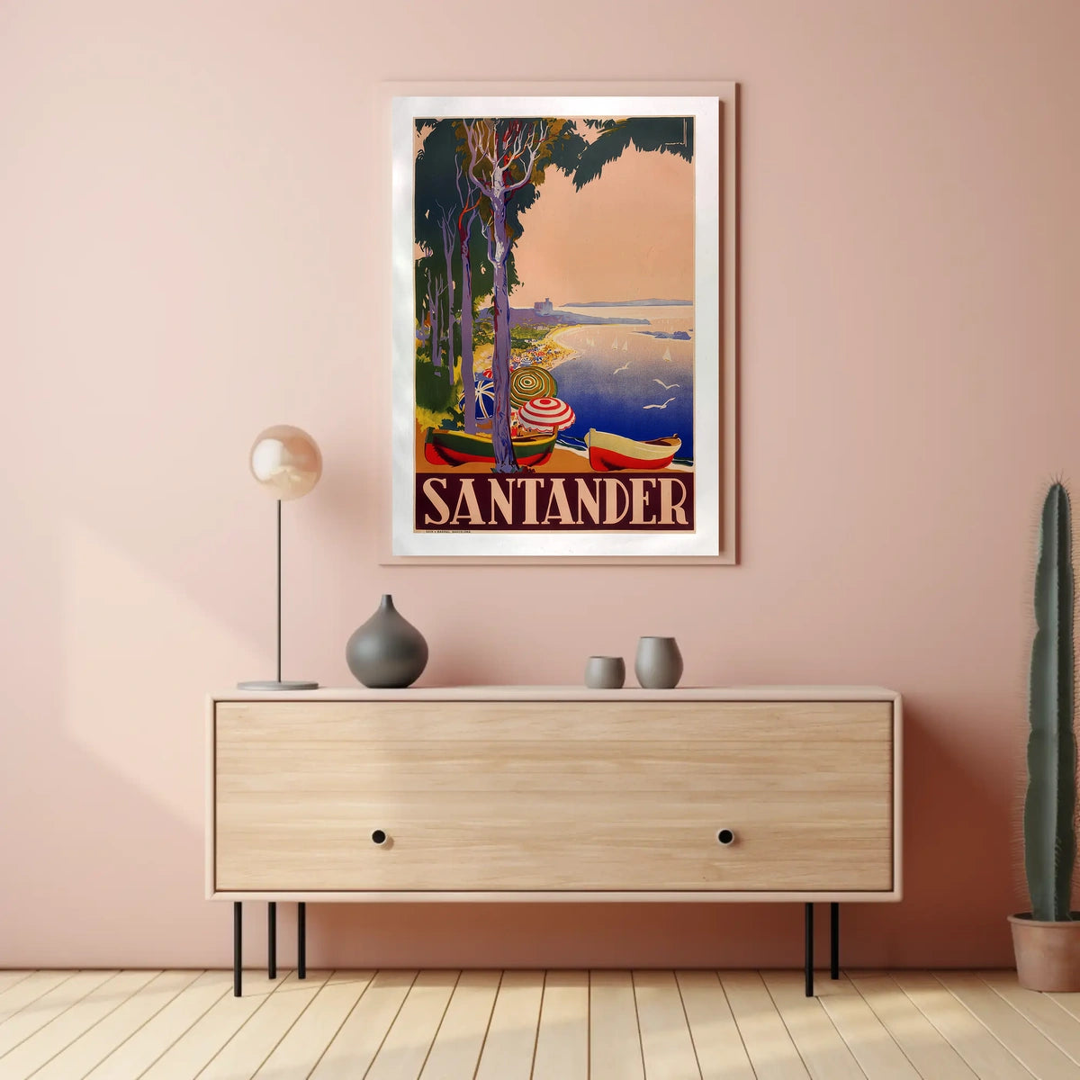 Santander Coastal Retreat Poster