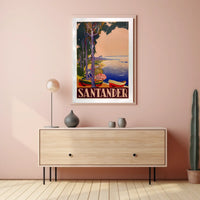 Santander Coastal Retreat Poster