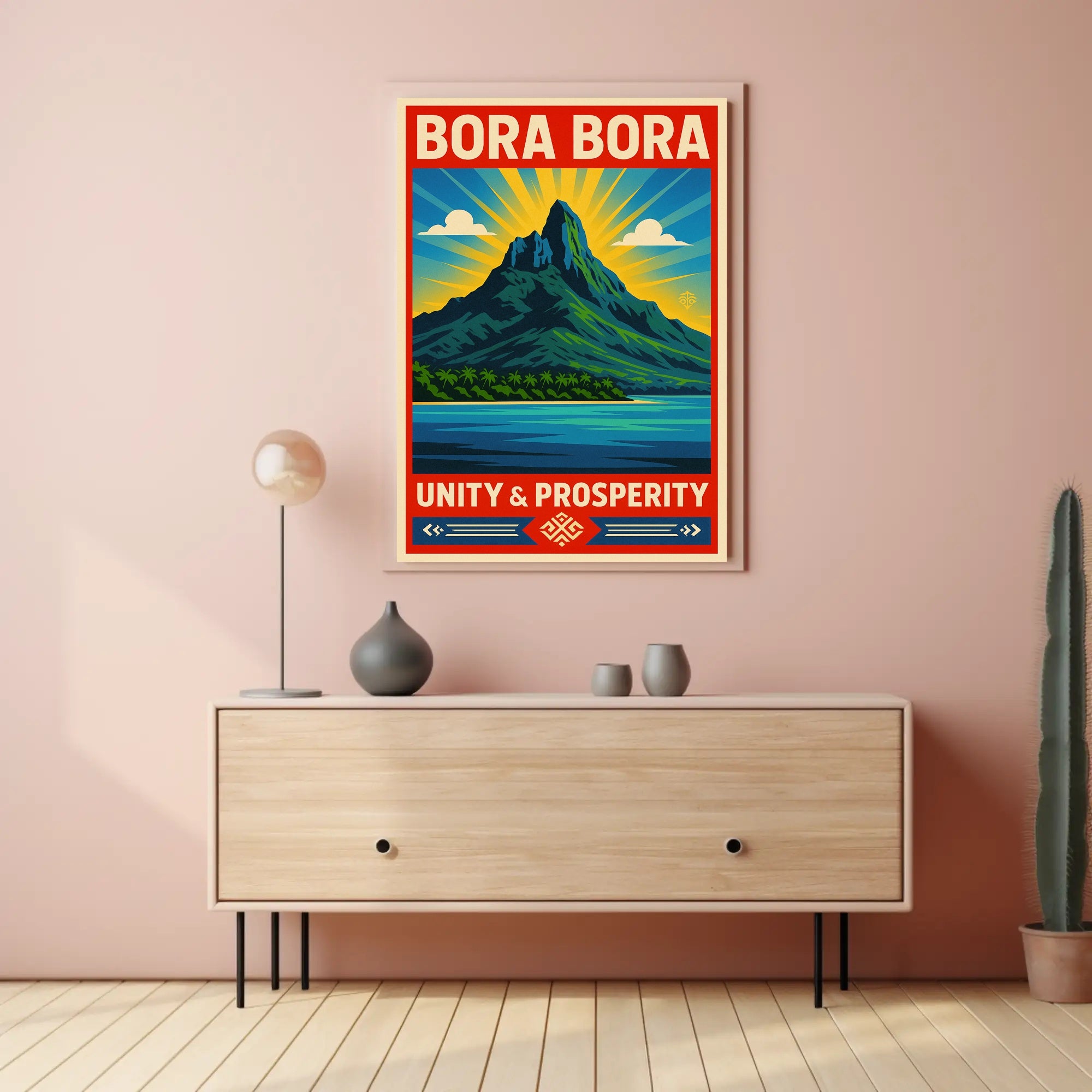 Bora Bora  Unity & Prosperity Poster PosterGoat