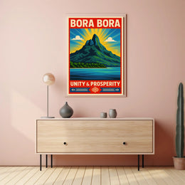 Bora Bora  Unity & Prosperity Poster PosterGoat