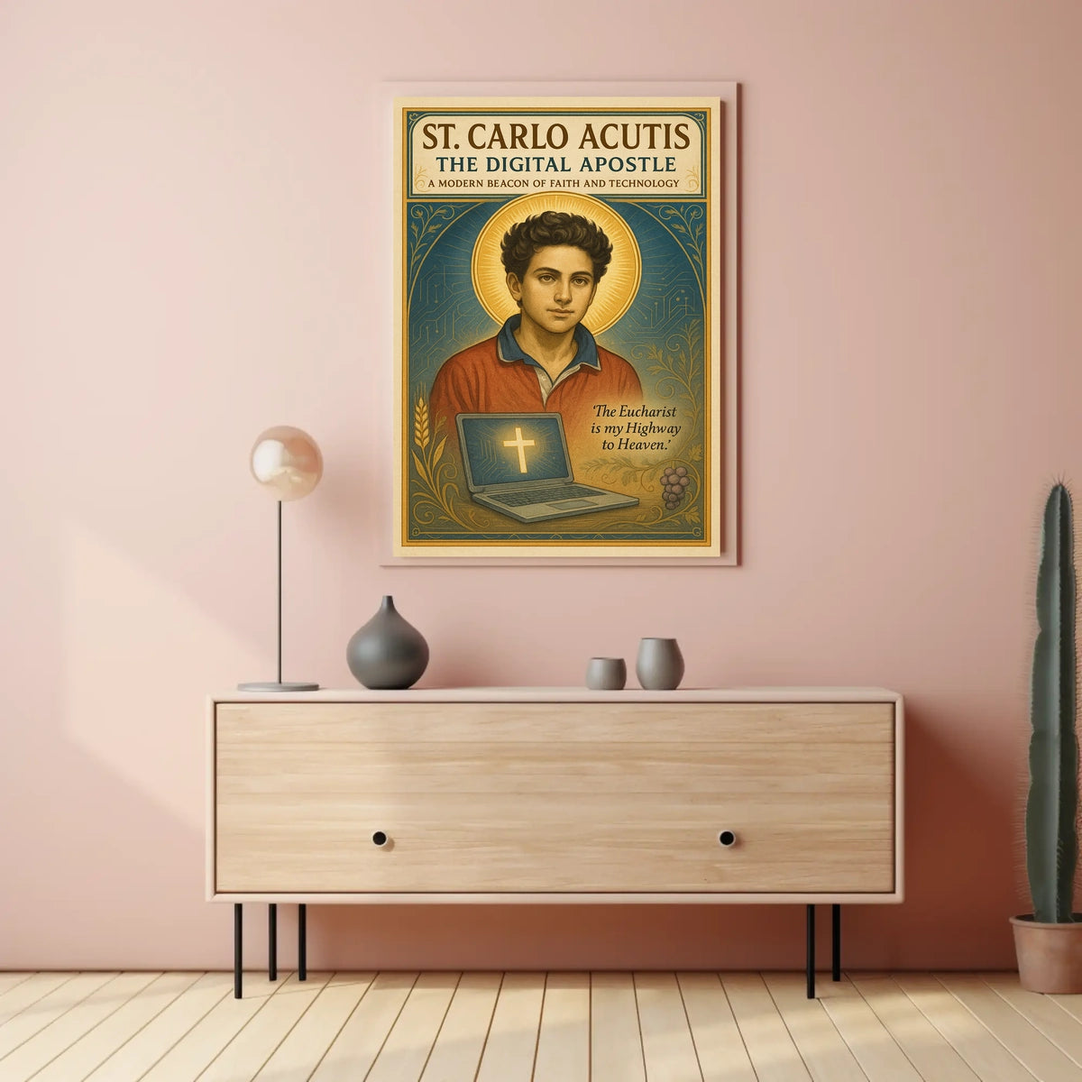 St. Carlo Acutis The Digital Apostle Poster