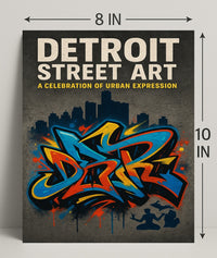 Detroit Street Art Wall Art Print PosterGoat