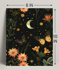 Enchanted Nighttime Scene Fantasy or Mythology Poster