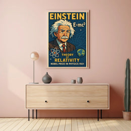 Albert Einstein Nobel Prize In Physics Poster