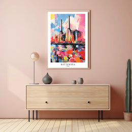 Battersea Power Station London Poster