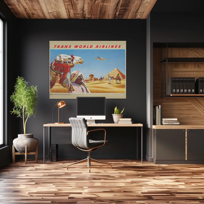Egypt - Sphinx and Pyramids at Giza Poster